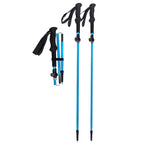 Carbon Trekking Poles – High Visibility & Foldable - Neon Blue - okhealingwild