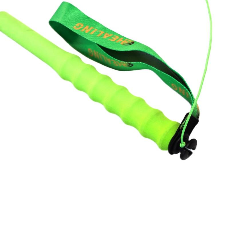Carbon Trekking Poles – High Visibility - Lime Green - okhealingwild