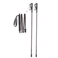 Carbon Trekking Poles – Lightweight & Foldable - Burgundy - okhealingwild
