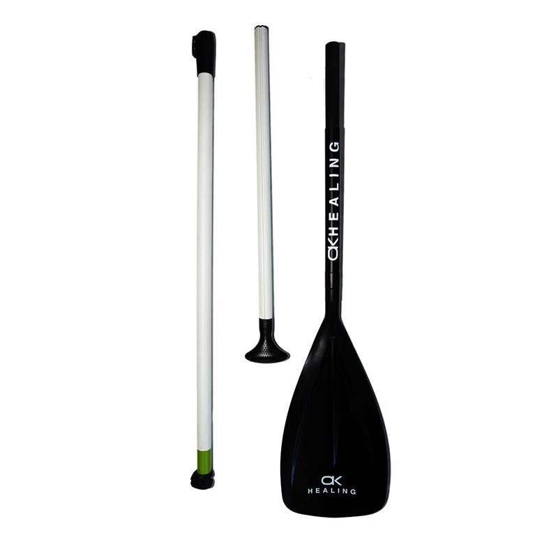 Fiberglass 3-Piece SUP Paddle - Coastal Lime - okhealingwild