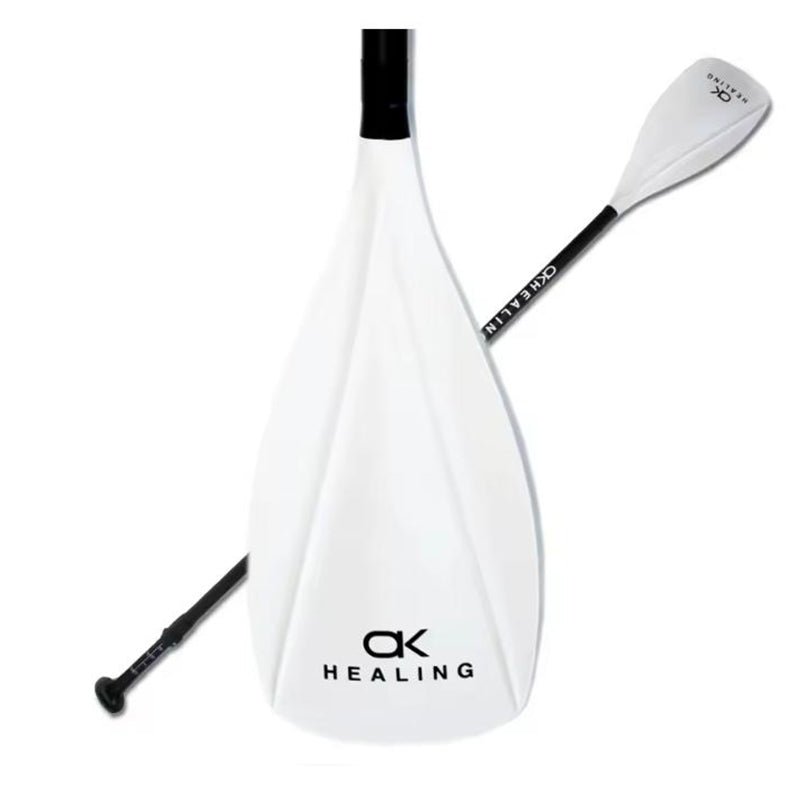 Fiberglass 3-Piece SUP Paddle - Glacier White - okhealingwild