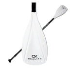 Fiberglass 3-Piece SUP Paddle - Glacier White - okhealingwild