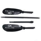 Fiberglass 4-Piece Kayak Paddle - Coastal Black - okhealingwild