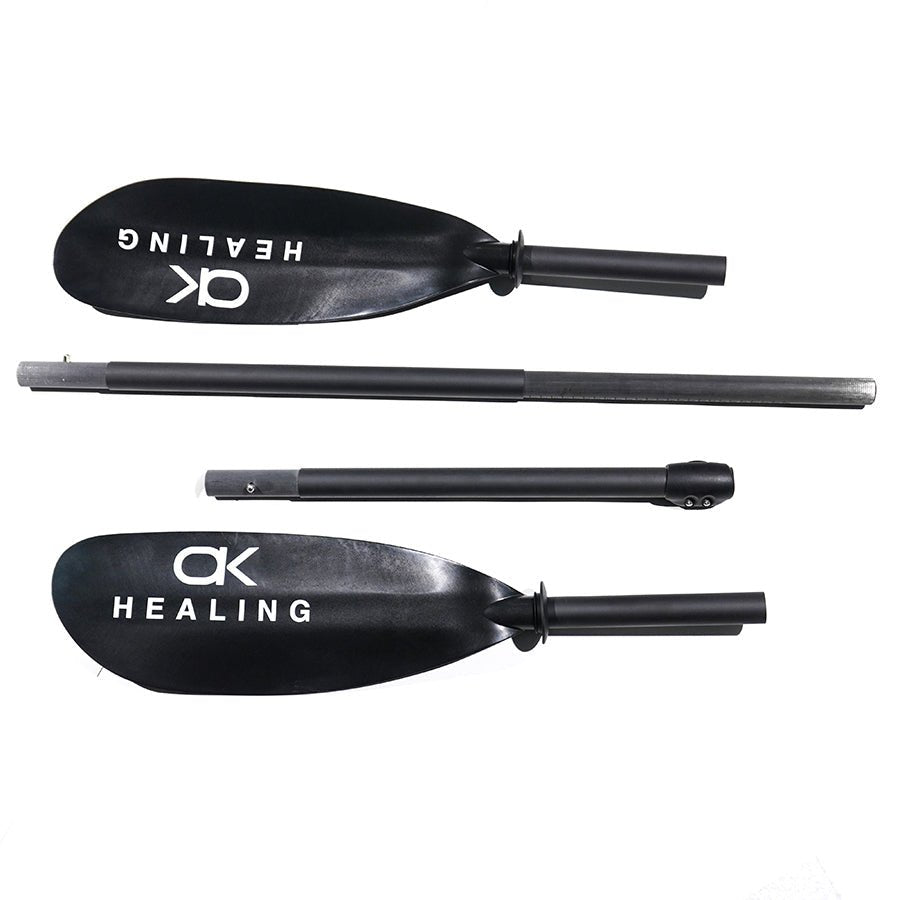 Fiberglass 4-Piece Kayak Paddle - Coastal Black - okhealingwild