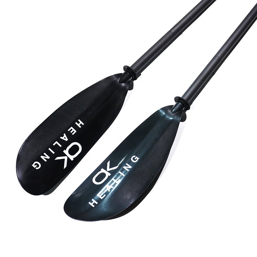 Fiberglass 4-Piece Kayak Paddle - Coastal Black - okhealingwild