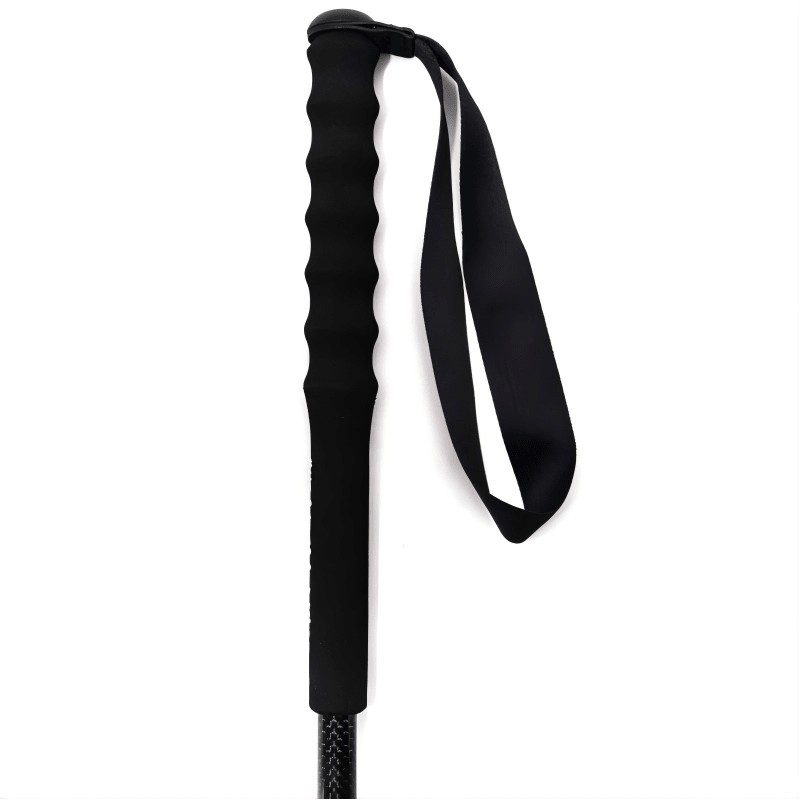 Foldable Carbon Hiking Poles – Packs to 26cm - Carbon Black - okhealingwild