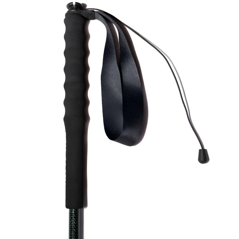 Foldable Carbon Hiking Poles – Silver Green - okhealingwild