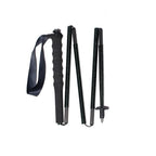 Foldable Carbon Hiking Poles – Silver Green - okhealingwild