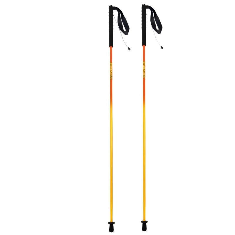 Foldable Carbon Hiking Poles – Sunrise Orange - okhealingwild