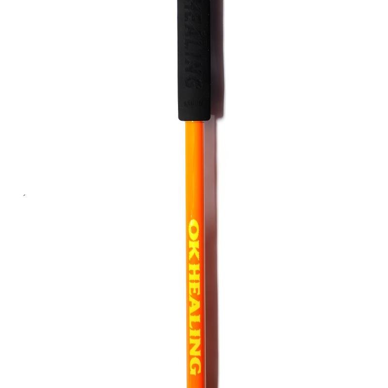 Foldable Carbon Hiking Poles – Sunrise Orange - okhealingwild