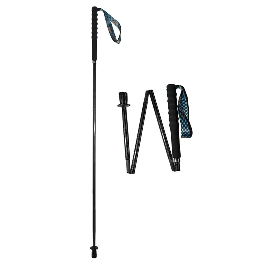 Foldable Ultralight Carbon Trekking Poles - Carbon Weave - okhealingwild