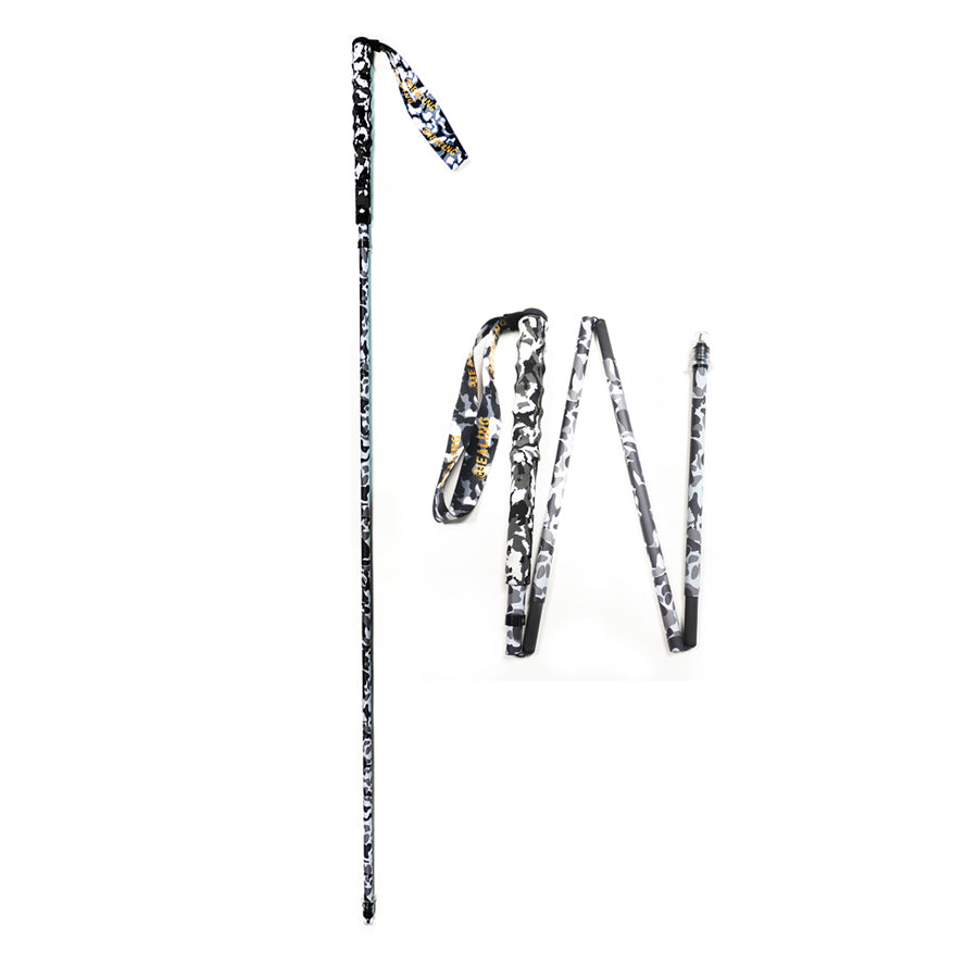 Ultralight Foldable Carbon Trekking Poles – Black Camouflage