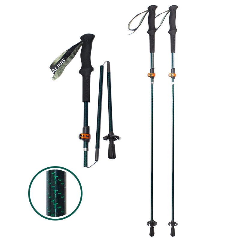 Shock-Absorbing Carbon Trekking Poles – JGreen