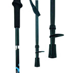 Mountain Trail Carbon Fiber Trekking Poles - 3 sections Folding - okhealingwild