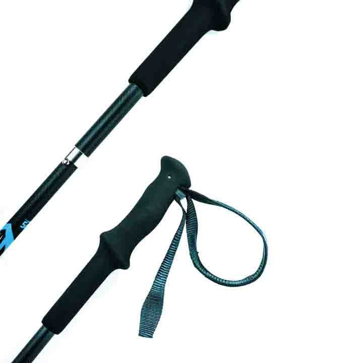 Mountain Trail Carbon Fiber Trekking Poles - 3 sections Folding - okhealingwild