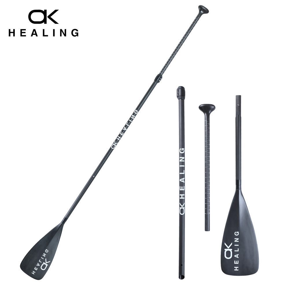 Carbon Fiber 3-Piece SUP Paddle - Adjustable and Detachable