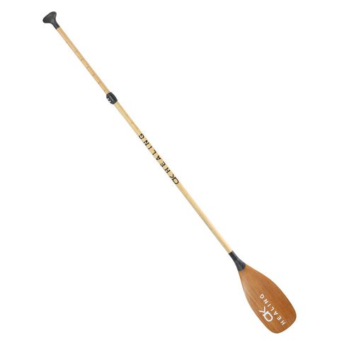 Carbon 3-Piece SUP Paddle - Adjustable Detachable and Bamboo Skin