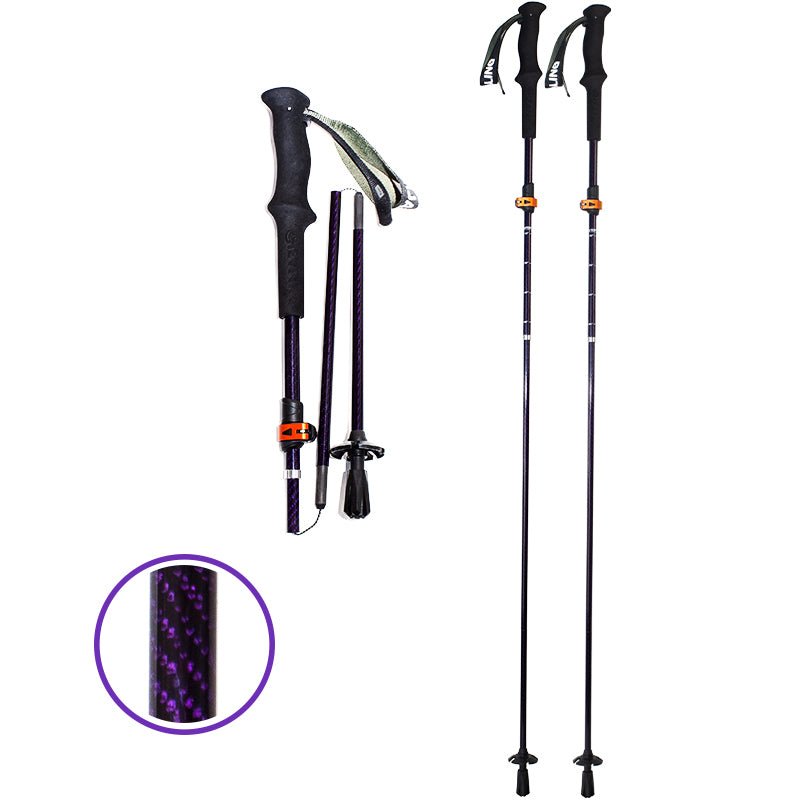 Shock-Absorbing Carbon Trekking Poles – JPurple - okhealingwild