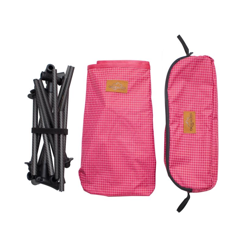 T700 Carbon Fiber Camp Chair-Cherry - okhealingwild
