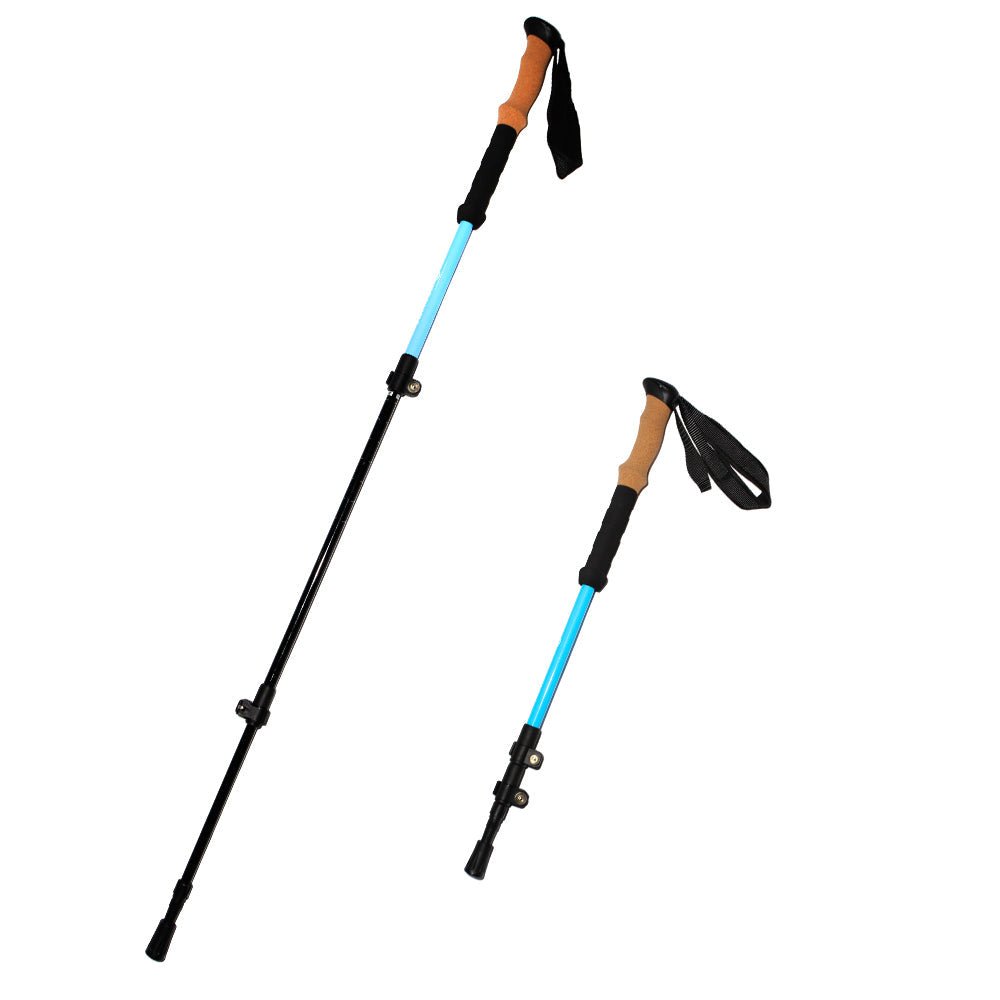 Telescopic Carbon Trekking Poles – Custom Height & Stability - okhealingwild