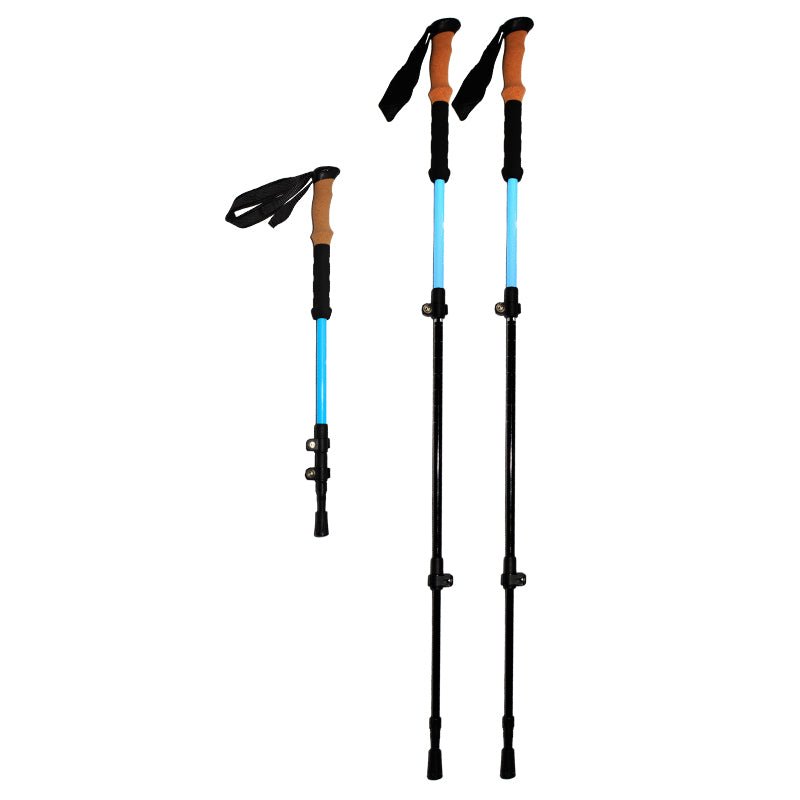 Telescopic Carbon Trekking Poles – Custom Height & Stability - okhealingwild