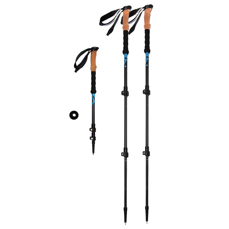 Telescopic Carbon Trekking Poles – Versatile & Durable - okhealingwild