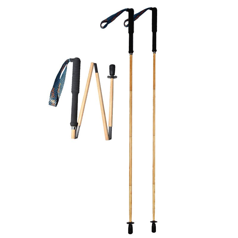 Ultralight Carbon Trekking Poles – Bamboo Finish - okhealingwild