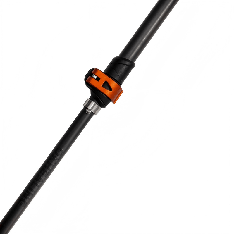 Ultralight Compact Carbon Folding Trekking Poles – M Obsidian Black - okhealingwild