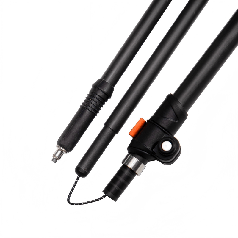 Ultralight Compact Carbon Folding Trekking Poles – M Obsidian Black - okhealingwild