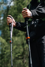 Ultralight Compact Carbon Folding Trekking Poles – MBlack - okhealingwild