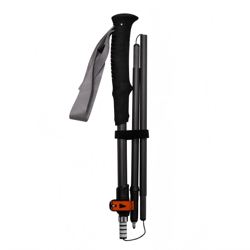 Ultralight Compact Carbon Folding Trekking Poles – MBlack - okhealingwild