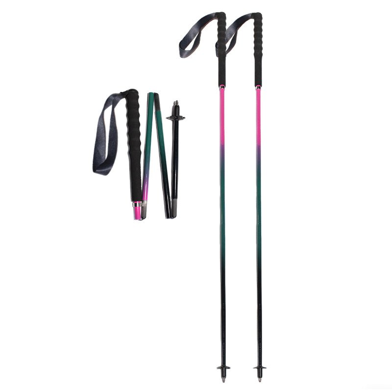 Ultralight Foldable Carbon Hiking Poles – Aurora - okhealingwild