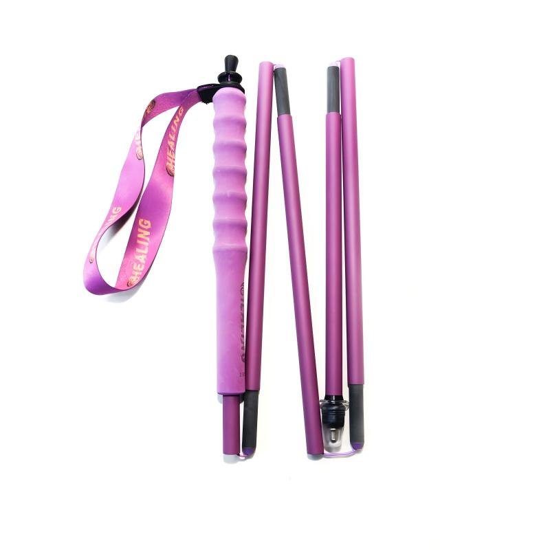 Ultralight Foldable Carbon Trekking Poles – Lavender - okhealingwild