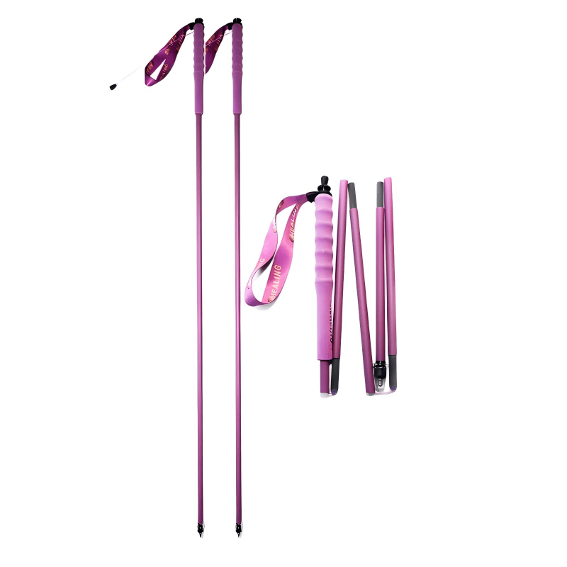 Ultralight Foldable Carbon Trekking Poles – Lavender - okhealingwild
