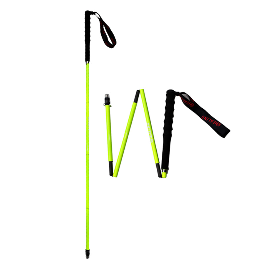 Carbon Trekking Poles – High Visibility - Neon Yellow